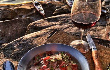 Dining in the Swedish archipelag