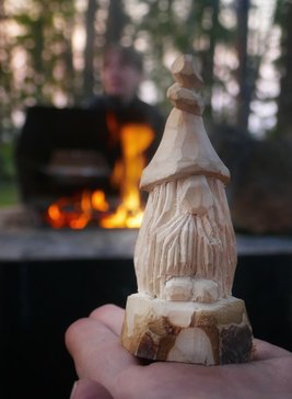 Carving santa